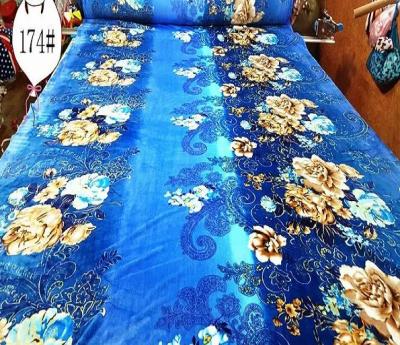 China Antistatic Customized Printed Coral Fleece Fabric for sale