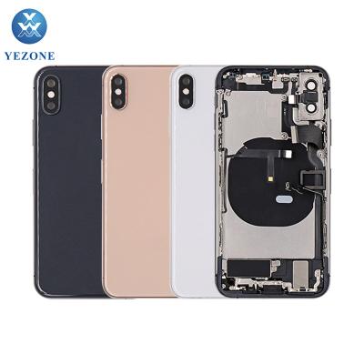 China Metal or Plastic Original Back Glass Cover For iphone X XR XS 11 11pro 12 12pro max For iPhone X to 12 pro 12 Mini Back Housing Frame for sale