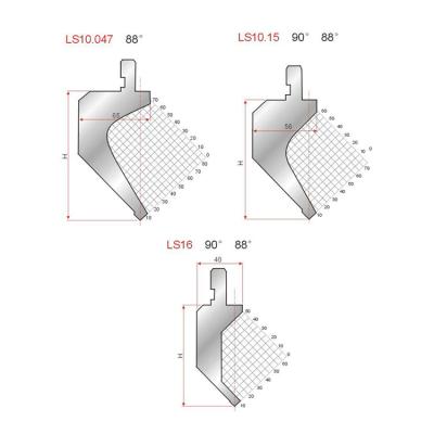 China 45HRC-50HRC Amada Die Hydraulische CNC-Metallbiegen zu verkaufen