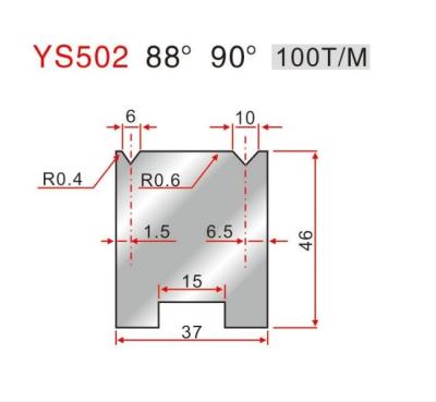 中国 LS502 高精度プレスブレーキ・ダイ 薄金属の折りたたみ 販売のため