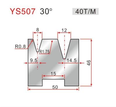 Cina LS507 30° 2V Strumentazione a pressione a fuso freno Compatibilità Macchine da piegatura Strumenti durevoli in vendita