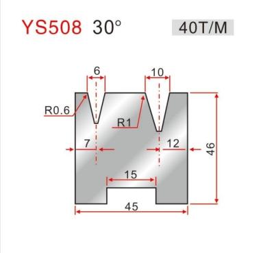 China YS508 Custom Brake Die Tooling With V Angle Of 30 Degrees for sale