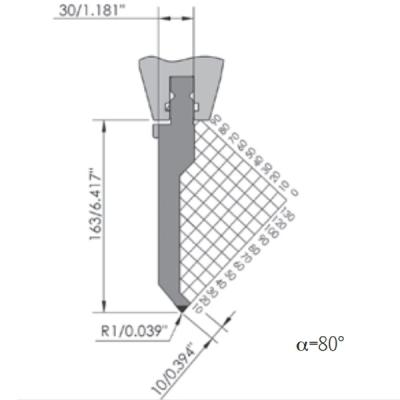 China 42CrMo Wila Bending Tools Sheet Metal Forming Press Brake Tooling for sale