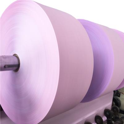 China 100% Wood Pulps White Pink CB CFB CF Carbonless Paper Yellow Blue Green Jumbo Rolls for sale