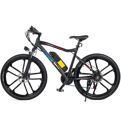 China Aluminum alloy 26 inch mountain bike 48V10ah electric carof 500W lithium battery off-road electric mountain bike commuting for sale