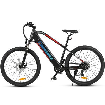 China Aluminum alloy 27.5 inch mountain off-road riding electric bicycle 500W motor off-road electric bicycle 48V10AH lithium battery for sale