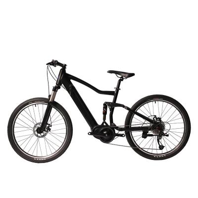 China 500W Bafang Mid Motor Shock Absorption Dual Electric Bicycle 48V 13Ah Lithium Battery Electric Mountain Bike for sale