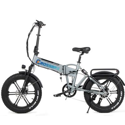 China Aluminum Alloy Fat Tire Electric Bike 500w Motor 48v10AH Lithium Battery Folding Beach Snow Foldable Electric Bike Electric Bike for sale