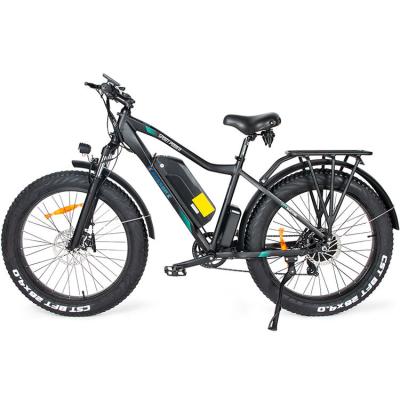 China 48v10AH500W Aluminum Alloy Frame Electric Cruiser Fat Bike Snow 4.0 Fat Tire Electric Bicycle 48v10AH500W Beach Bike for sale