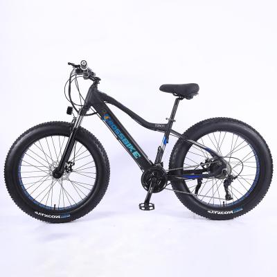 China Aluminum alloy electric bicycle 26 inch wide tire 26*4.0 aluminum alloy electric bicycle electric bicycle 48v10AH lithium battery for sale