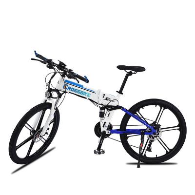 China Multifunctional Folding Electric Bicycle 500W Off Road 48V 10Ah 26 Inch Electric Bicycle Adult Moped Electric Bicycle Mountain Bike Lithium Battery for sale