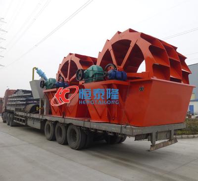 China Wheeled Seal Sand Washing 50-500tph Sand Cleaning Machine For Sand Washing Plant for sale