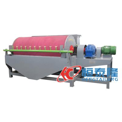 China New designed gold alluvial washing iron ore processing magnetic drum wet separator for sale for sale