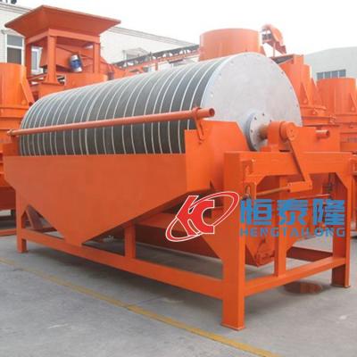 China High Gradient 1000-6500 GS WetType Alluvial Process Permanent Magnet Drum Magnetic Washing Gold Separator for sale