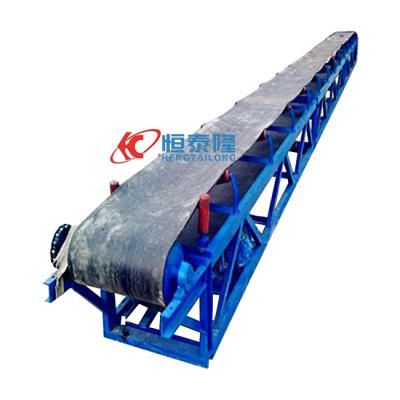 China 500mm Width Heat Resistant Mining Conveying Machine Mobile Rubber Belt Conveyor Manufacturing for sale