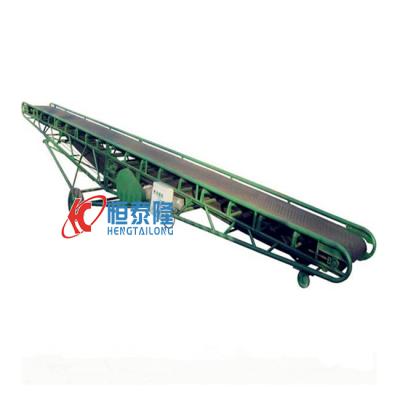 China Heat Resistant Mobile Belt Conveyor Portable Mining Rubber Machine For Minerals, Quartz, Lime, Cement Transport for sale