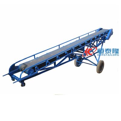 China Heat Resistant Limestone/Gypsum/Quartz Stone Rubber Belt Conveyor for sale