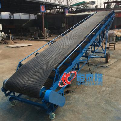 China Newly Designed Heat Resistant 5m-30m Conveyor Belt Length Mobile Portable Belt Conveyor For Sale for sale