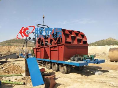 China Overall High Quality Wheel Bucket Type Sand Washing Machine For Fine Sand Reclamation for sale