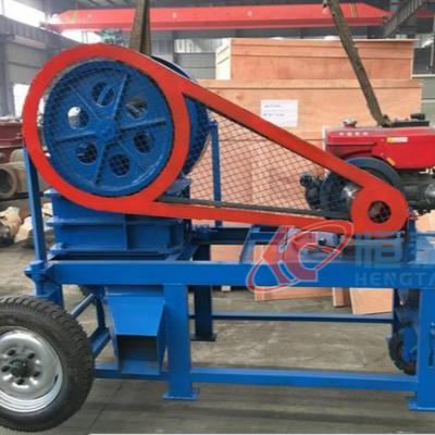 China Mine Small Gold PE250*400 Ore Rock Coal Stone Diesel Jaw Crusher for sale