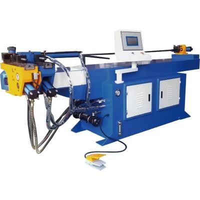 China building material shops DW63NC Semi Automatic Hydraulic Pipe Bending Machine Steel Bar Bending Machine Tube Bender Pipe Bender for sale