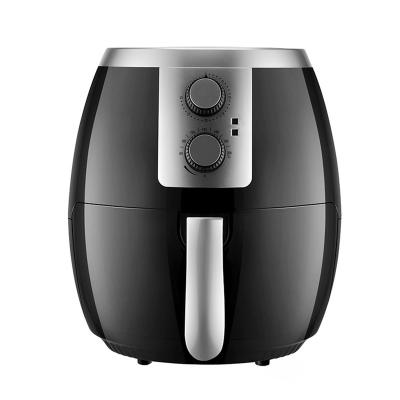 China Commercial Air Fryer 6L Multifunctional Mechanical Button Control LED Indicator Oil Free Electric Fryer for sale