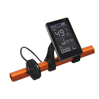 China High Quality OEM Handlebar Diameter 22.2mm Ebike 36V Segment LCD Gear Display GD06 for sale