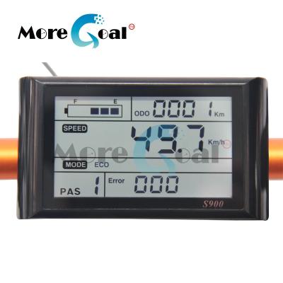 China Custom E-Bike Lcd Display Black And White 5 Pin Odometer Screen Lcd Display For E Bike S900 GD-06 S900 for sale