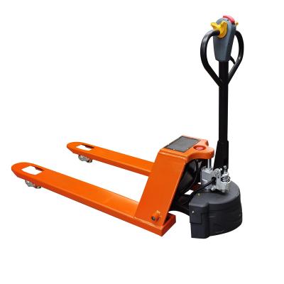 China Building Material Shops Electric Pallet Jack Semi Automatic Easy Operation More Purpose for sale