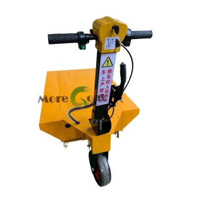 China Building Material Stores Electric Small Electric Standing Three Wheel Flat Car In Warehouse Construction Sites More Purpose for sale