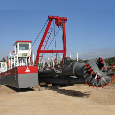 China 1300m3 River Small Dredger Machine Cutter Suction Dredger Crown Like Suction Head for sale