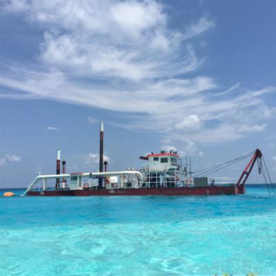 China Sea Sand Reclamation China River Dredger Boat With Cutter Head for sale