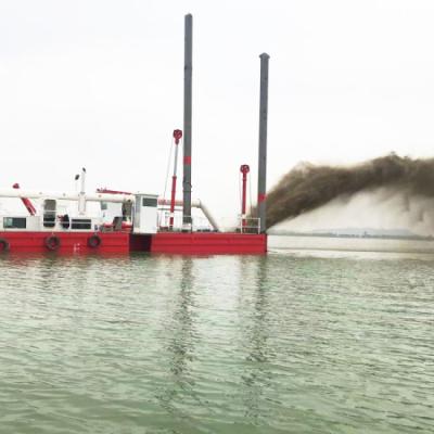 China 18inch River Port Dredging Cutter Suction Dredger Ship For Sale PLC And Remote Control for sale