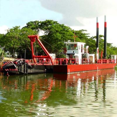 China 26 inch Diesel Cutter Head Zuigdredge Voor Rivier Sand Dredging Te koop