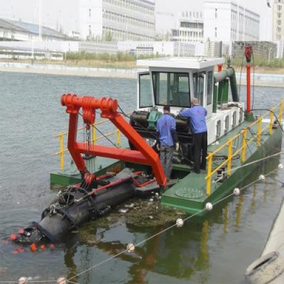 China Small Dredger Equipment 16 inches for Narrow Water Cleaning 80l/h for sale