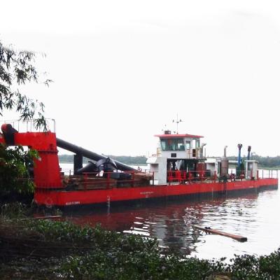 China 22 inch River Dredger Ship Cutter Head Suction Dredger with Submersible Pump up to 25m for sale