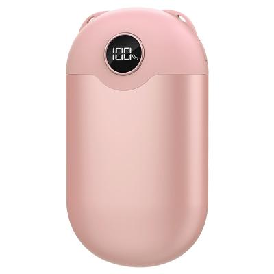 China 6000mAh Rechargeable Hand Warmer, USB Electric Hand Warmer Pocket Hotel Christmas Gift Battery Powered Hand Warmer for sale