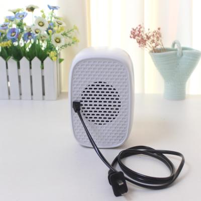 China Hotel Household Appliances Mini Electric PTC Fan Heater Portable Adjustable Thermostat Fan Heater For Room Office for sale