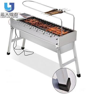 China Easy Clean Adjustable Size Outdoor Electric Grill BBQ Machine Portable Barbecue Grill for sale