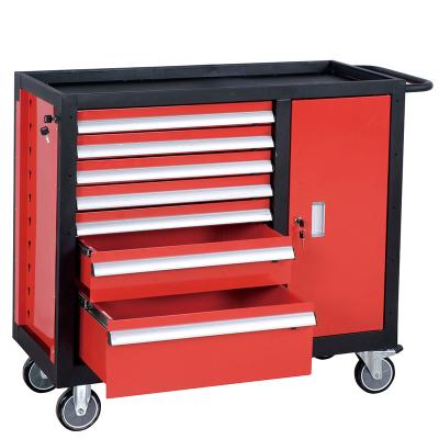 China Wholesale Custom Professional Heavy Steel Iron Storage Ware Artisan Toolbox Wheel Tool Cabinet Heavy Duty Set for sale