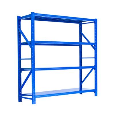 China High Quality Heavy Duty 4 Layer Corrosion Protection Shelf Warehouse Metal Storage Rack for sale