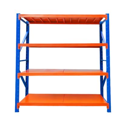 China Corrosion Protection Customized 3 Layer Steel Plate Light Storage Rack Metal Storage Shelf For Shelves For Spare Parts for sale