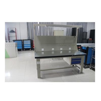 China Garage Factory Laboratory Adjustable Stand Electronic ESD Technician Workbench for sale