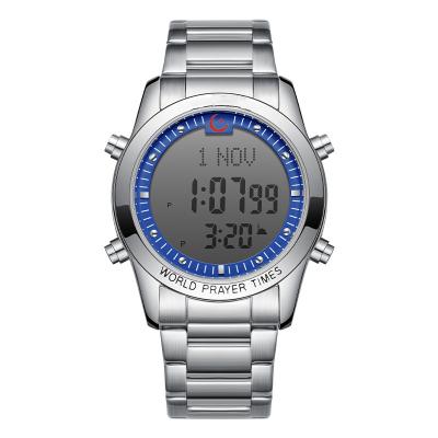 China Hot Selling Full Fashion Calendar Digital Watch Chinese Original Unisex Steel Strap Water Resist Casual Digital Display Wrist Watch for sale