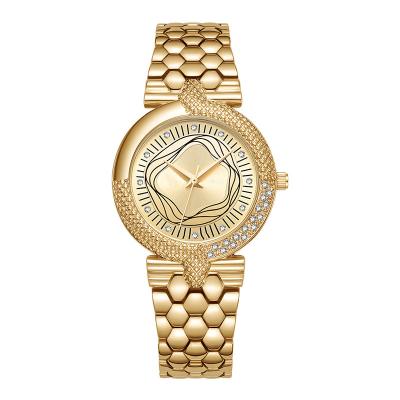 China Water Resistant China Factory Custom Logo Serpentine Diamond Ornament Gorgeous Luxury Woman Lady Quartz Watches Wholesale for sale