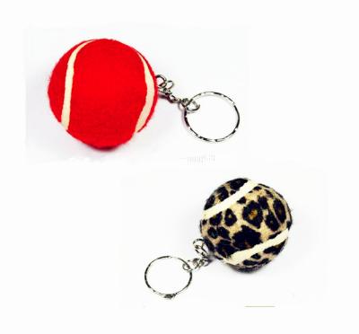 China Tennis ball keychain for sale