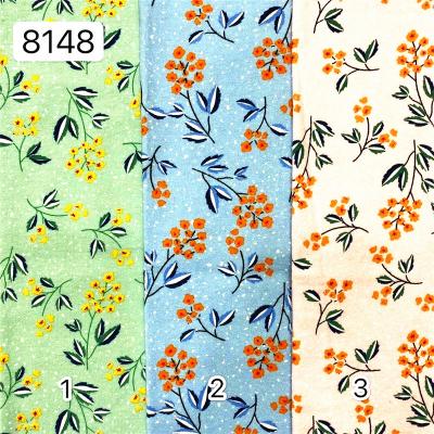 Κίνα Hot sale soft touch woven brushed 100% cotton small floral print fabric for kid clothes προς πώληση