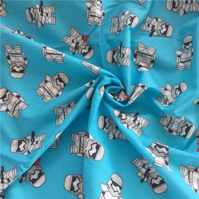 China OEM service Shaoxing textile 100% cotton custom made cartoon print fabric for shirt Te koop