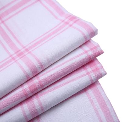 China Wholesale nice price plaid pattern woven linen cotton yarn dyed fabric for shirts in pakistan en venta