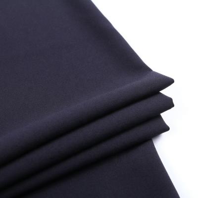 China Black air jet loom jersey 100% rayon plain dyed woven fine twill fabric for shirt for sale